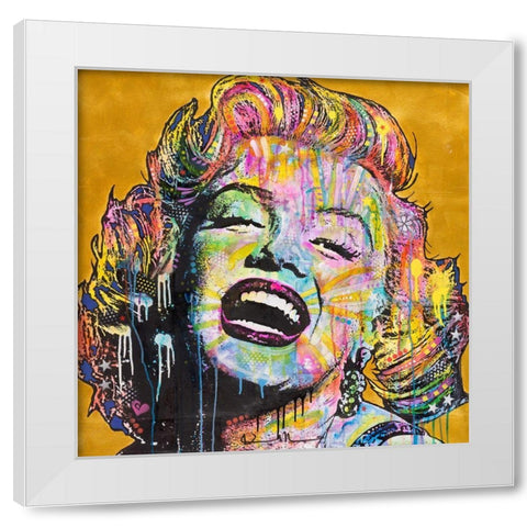 Marilyn White Modern Wood Framed Art Print by Dean Russo Collection