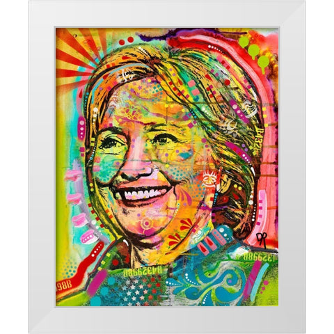 Hillary White Modern Wood Framed Art Print by Dean Russo Collection