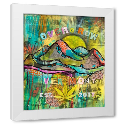 Overgrow Vermont White Modern Wood Framed Art Print by Dean Russo Collection
