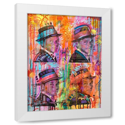 Frankie White Modern Wood Framed Art Print by Dean Russo Collection