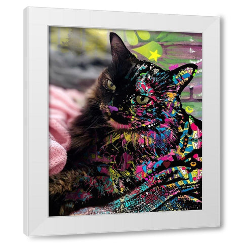 Deb Sebul 1 White Modern Wood Framed Art Print by Dean Russo Collection