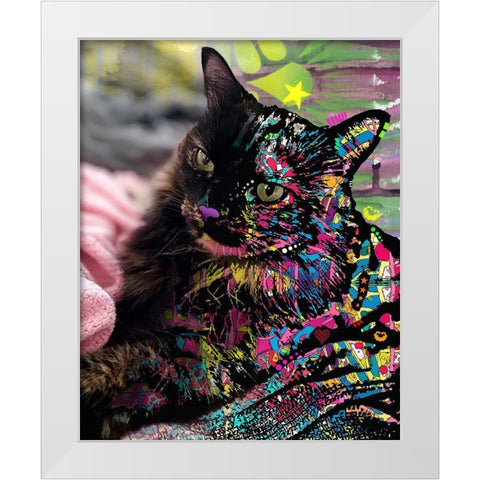 Deb Sebul 1 White Modern Wood Framed Art Print by Dean Russo Collection