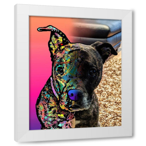 Julie Reed_Shiloh White Modern Wood Framed Art Print by Dean Russo Collection