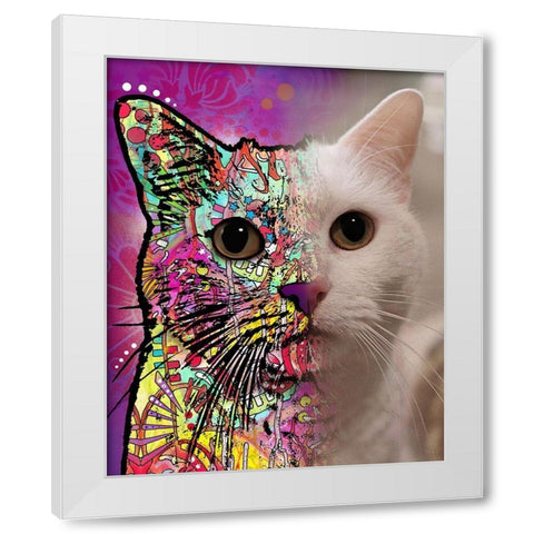 Katy Andaluz_Khaleesi White Modern Wood Framed Art Print by Dean Russo Collection