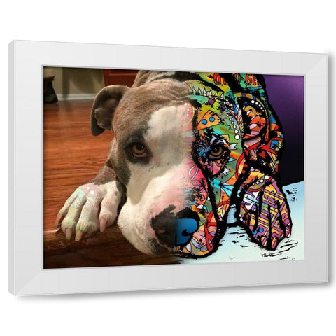 Kim Petty 1 White Modern Wood Framed Art Print by Dean Russo Collection