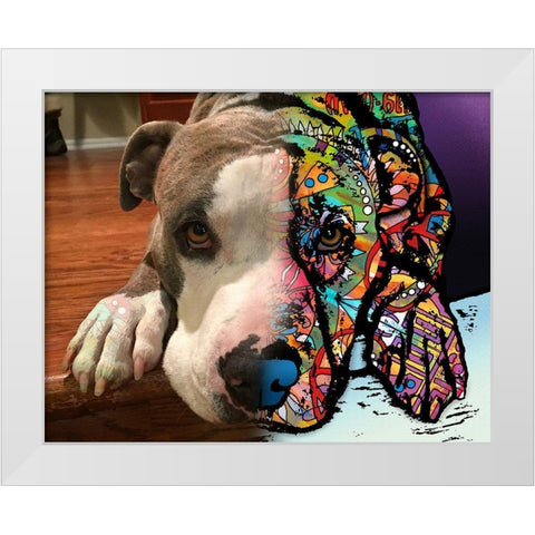 Kim Petty 1 White Modern Wood Framed Art Print by Dean Russo Collection