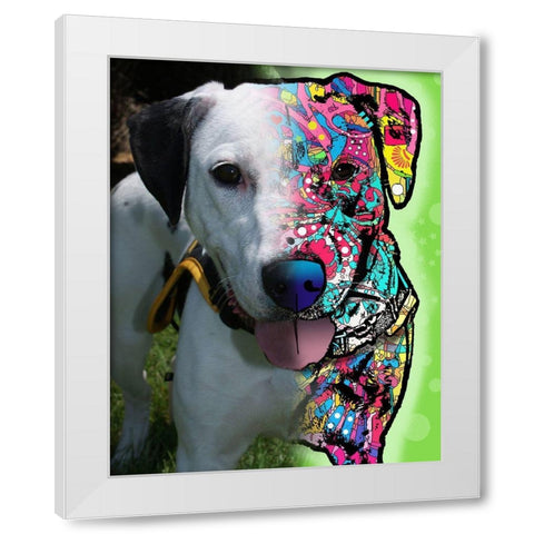 Liz Hirth White Modern Wood Framed Art Print by Dean Russo Collection