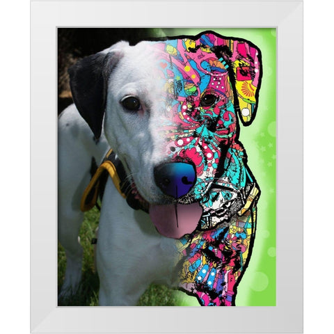 Liz Hirth White Modern Wood Framed Art Print by Dean Russo Collection