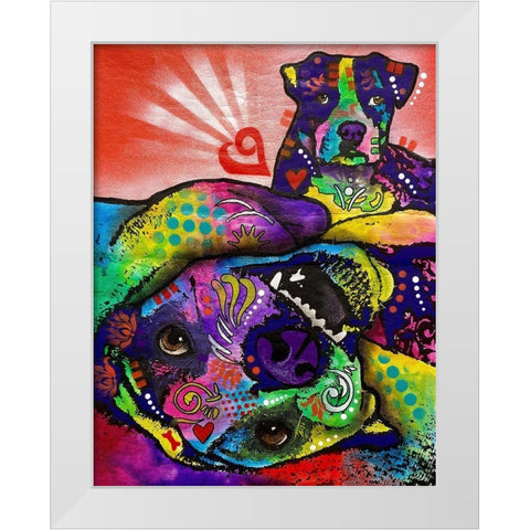 Photo Oct 01-8 30 37 PM White Modern Wood Framed Art Print by Dean Russo Collection