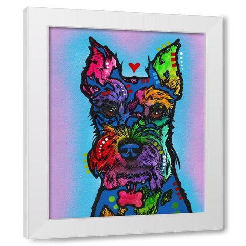 IMG_503 White Modern Wood Framed Art Print by Dean Russo Collection