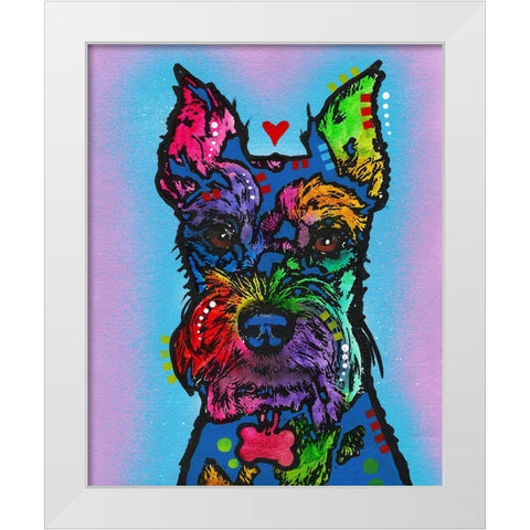 IMG_503 White Modern Wood Framed Art Print by Dean Russo Collection