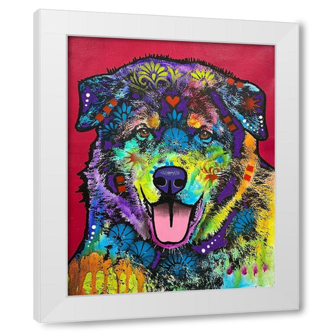 Photo May 09-7 39 50 PM White Modern Wood Framed Art Print by Dean Russo Collection