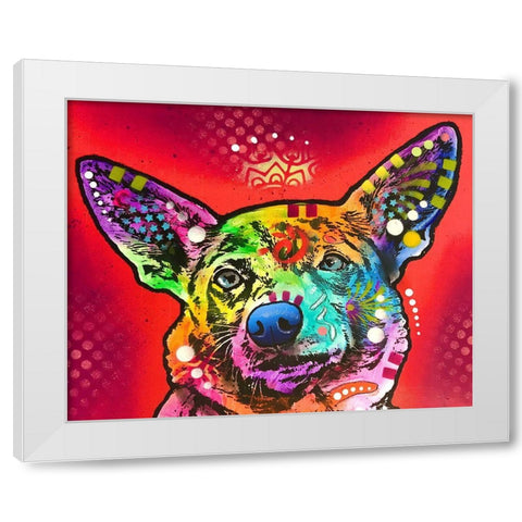 IMG_1189 White Modern Wood Framed Art Print by Dean Russo Collection