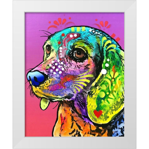 IMG_1228 White Modern Wood Framed Art Print by Dean Russo Collection