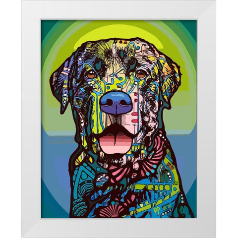 Indelible Lab White Modern Wood Framed Art Print by Dean Russo Collection