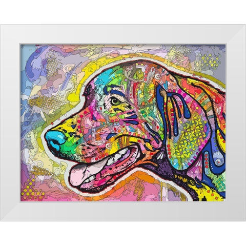 Sport White Modern Wood Framed Art Print by Dean Russo Collection