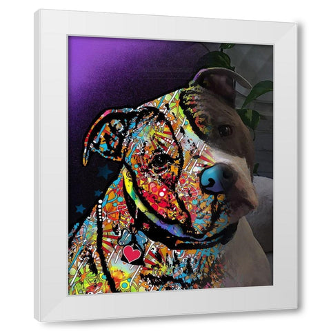 Jane Tyler White Modern Wood Framed Art Print by Dean Russo Collection