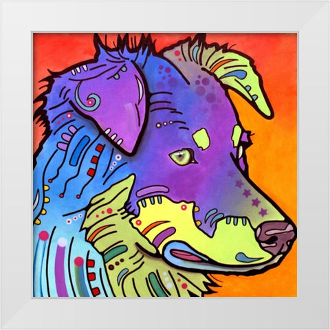 Within White Modern Wood Framed Art Print by Dean Russo Collection