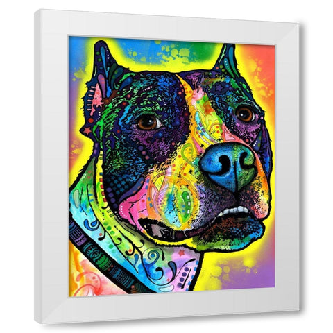 Justice White Modern Wood Framed Art Print by Dean Russo Collection