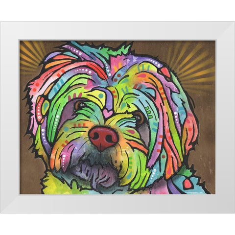 Amy White Modern Wood Framed Art Print by Dean Russo Collection