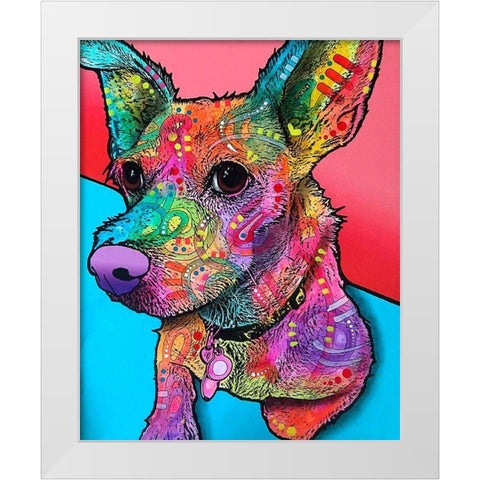 Jack White Modern Wood Framed Art Print by Dean Russo Collection