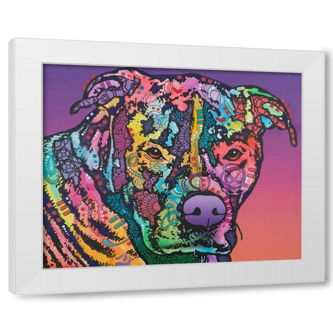 Jethro White Modern Wood Framed Art Print by Dean Russo Collection