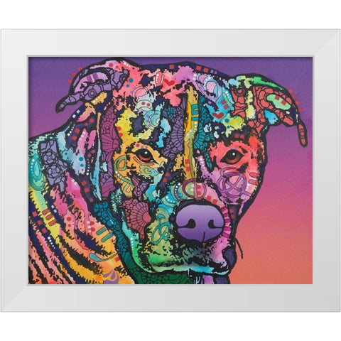 Jethro White Modern Wood Framed Art Print by Dean Russo Collection