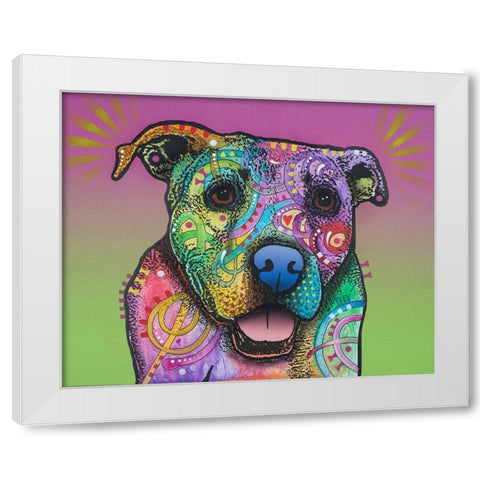 Fiona White Modern Wood Framed Art Print by Dean Russo Collection