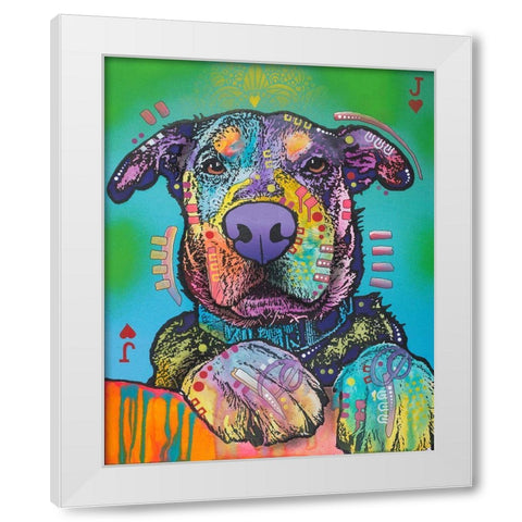 Jack White Modern Wood Framed Art Print by Dean Russo Collection