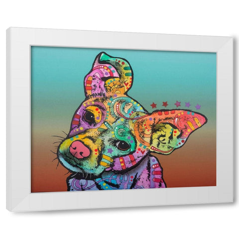 Rigby Custom-3 White Modern Wood Framed Art Print by Dean Russo Collection