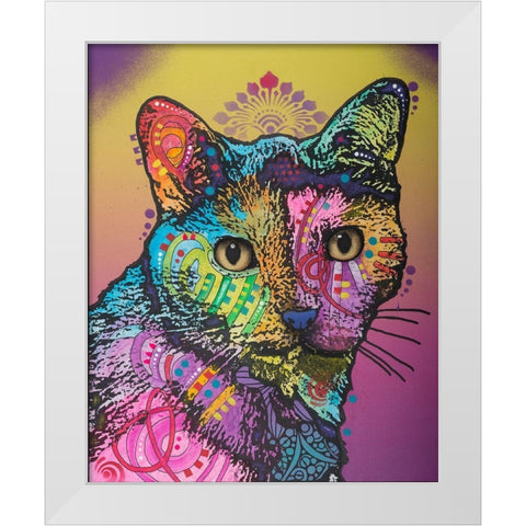 Sadie Custom-5 White Modern Wood Framed Art Print by Dean Russo Collection