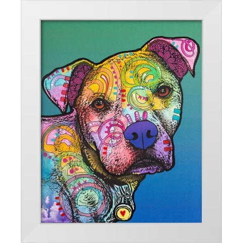 Zeus Custom-004 White Modern Wood Framed Art Print by Dean Russo Collection