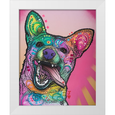 Jack White Modern Wood Framed Art Print by Dean Russo Collection