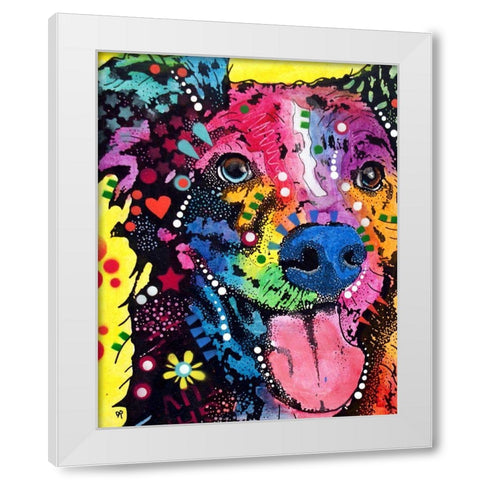 Aussome White Modern Wood Framed Art Print by Dean Russo Collection