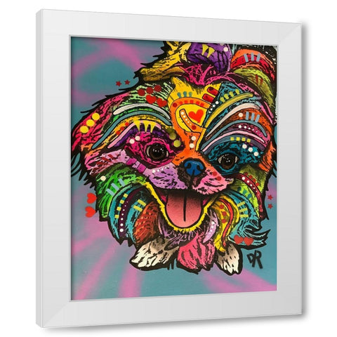 Molly White Modern Wood Framed Art Print by Dean Russo Collection