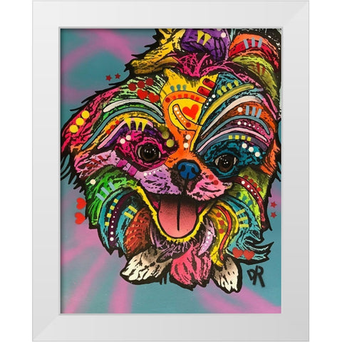 Molly White Modern Wood Framed Art Print by Dean Russo Collection