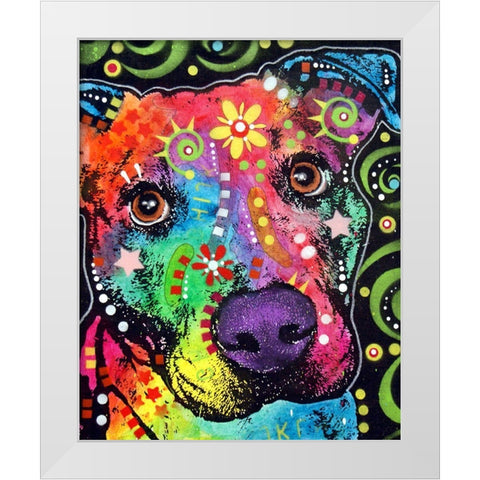 Passion Pit White Modern Wood Framed Art Print by Dean Russo Collection