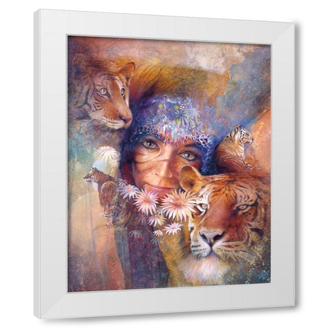 Bengali Sunrise White Modern Wood Framed Art Print by Lund, Denton