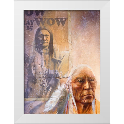 Remembrances White Modern Wood Framed Art Print by Lund, Denton