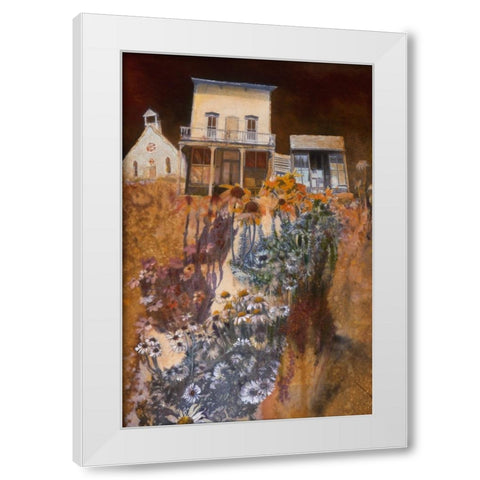 Cambria White Modern Wood Framed Art Print by Lund, Denton