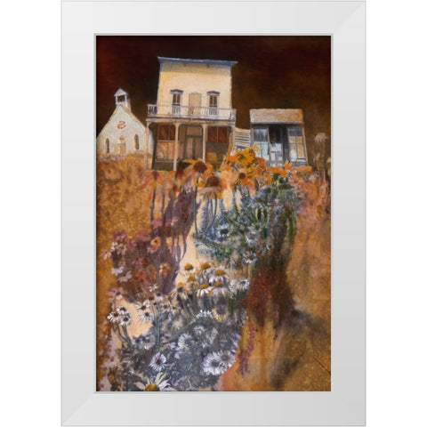 Cambria White Modern Wood Framed Art Print by Lund, Denton