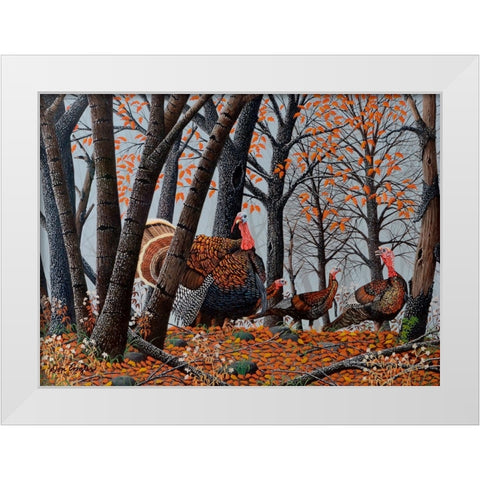 Always Alert White Modern Wood Framed Art Print by Engler, Don