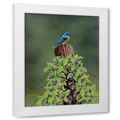 Keeping Watch White Modern Wood Framed Art Print by Engler, Don