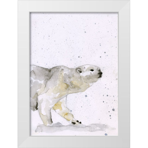 062a White Modern Wood Framed Art Print by Steel, Emma