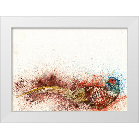 080a White Modern Wood Framed Art Print by Steel, Emma