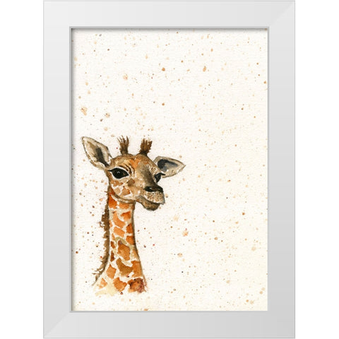 085a White Modern Wood Framed Art Print by Steel, Emma