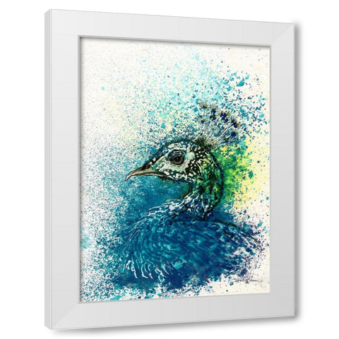 093a White Modern Wood Framed Art Print by Steel, Emma