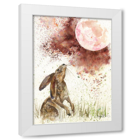 098a White Modern Wood Framed Art Print by Steel, Emma