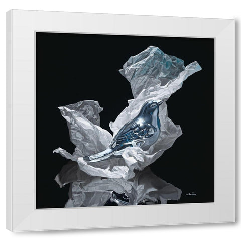 Early Bird White Modern Wood Framed Art Print by Chartier, Francois