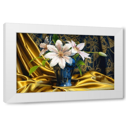 A Star White Modern Wood Framed Art Print by Chartier, Francois